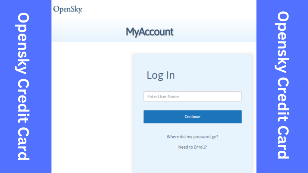 OpenSky Credit Card Login